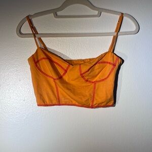 Princess Polly Orange Strappy Bra Top